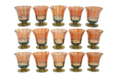 Lot 593 - A GROUP OF MACKENZIE CHILDS GLASSES