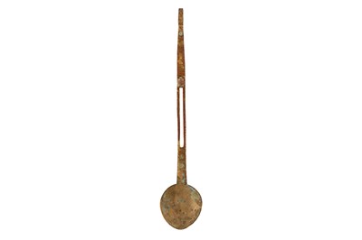 Lot 42 - A FINE 11TH-12TH CENTURY PERSIAN SELJUK BRONZE SPOON