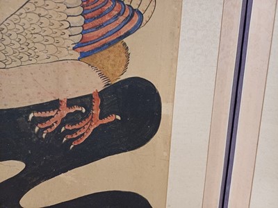 Lot 353 - A LARGE KOREAN EIGHT CONFUCIAN VIRTUES 'MUNJADO' EIGHT-PANEL SCREEN