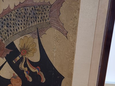 Lot 353 - A LARGE KOREAN EIGHT CONFUCIAN VIRTUES 'MUNJADO' EIGHT-PANEL SCREEN