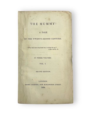 Lot 113 - [Webb/Loudon: The Mummy! Second ed. 1828