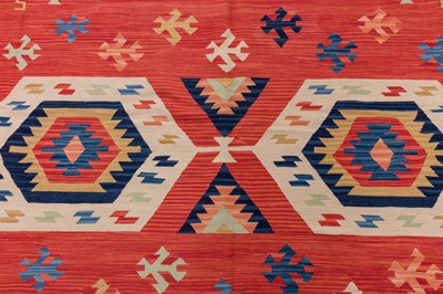 Lot 24 - A FINE ANATOLIAN KILIM