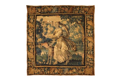 Lot 332 - A FRENCH OR FLEMISH VERDURE TAPESTRY, 18TH CENTURY