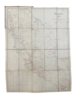 Lot 75 - Malaya: Motoring Map