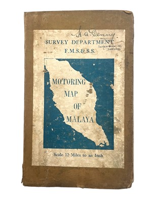 Lot 75 - Malaya: Motoring Map