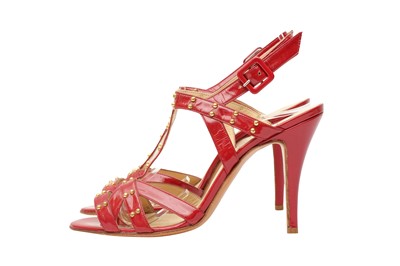 Lot 48 - Bionda Castana Red Zahrah Heeled Sandal - Size 37