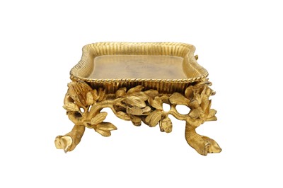 Lot 333 - A LATE 19TH CENTURY ORMOLU JARDINIERE OR PLANT STAND