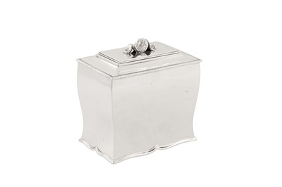 Lot 372 - A Victorian sterling silver tea caddy, London 1891 by John Aldwinckle and Thomas Slater