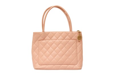 Lot 43 - Chanel Pink Quilted Medallion Tote