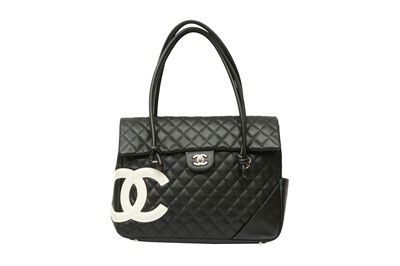 Lot 323 - Chanel Black CC Cambon Flap Bag