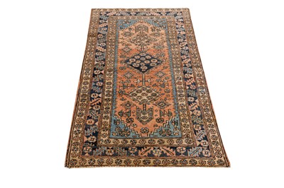 Lot 48 - AN ANTIQUE HERIZ RUG, NORTH-WEST PERSIA