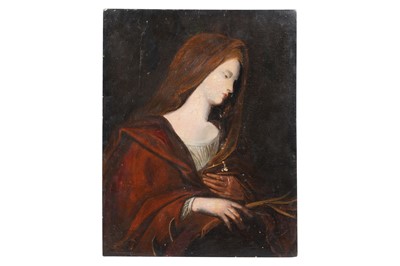 Lot 171 - PORTRAIT OF A SAINT OR MARTYR, 17TH CENTURY