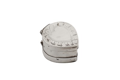 Lot 481 - A William III silver nutmeg grater, probably London circa 1690-1700, possibly by Thomas Harris (free. 1670, d. 1703)