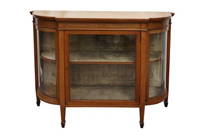 Lot 151 - A MARQUETRY INLAID EDWARDIAN CREDENZA