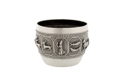 Lot 117 - A late 19th / early 20th century Anglo – Indian silver bowl, Madras circa 1900 by Peter Orr and Sons