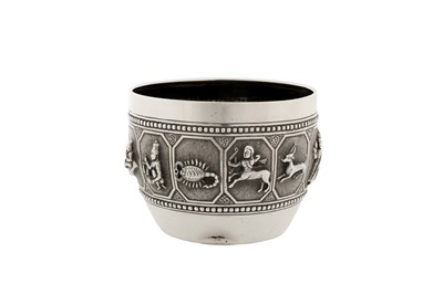 Lot 117 - A late 19th / early 20th century Anglo – Indian silver bowl, Madras circa 1900 by Peter Orr and Sons