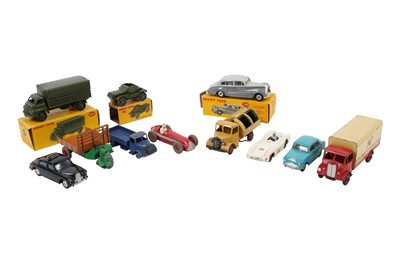 Lot 433 - A LARGE GROUP OF PLAYWORN DINKY, CORGI AND OTHER DIECAST