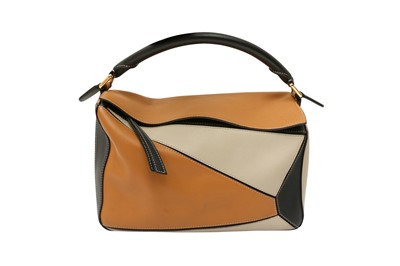 Lot 249 - Loewe Tri Colour Medium Puzzle Bag