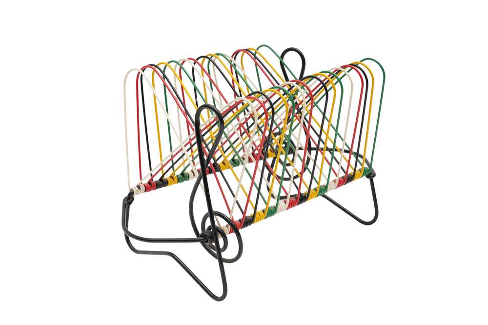 Lot 378 - 1950S WIRE 45RPM RECORD RACK