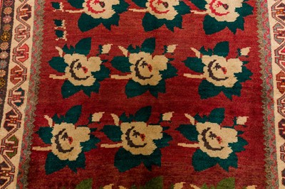 Lot 2 - AN UNUSUAL SOUTH-WEST PERSIAN RUG