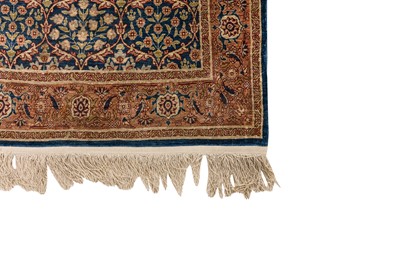Lot 8 - AN EXTREMELY FINE SIGNED SILK HEREKE RUG, TURKEY