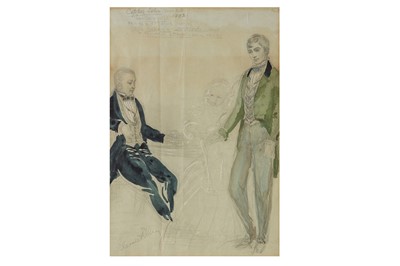 Lot 197 - Eleanor Abbey, Two costume designs for the film Hungry Hill