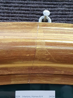 Lot 164 - A REVERSE GLASS PAINTED ROYAL WARRANT SIGN, CIRCA 1936