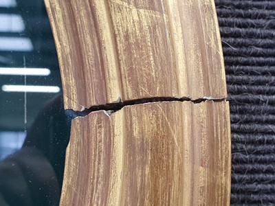 Lot 164 - A REVERSE GLASS PAINTED ROYAL WARRANT SIGN, CIRCA 1936