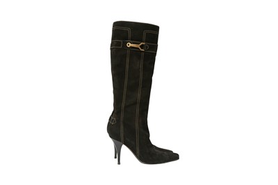 Lot 293 - Louis Vuitton Black Heeled Long Boot