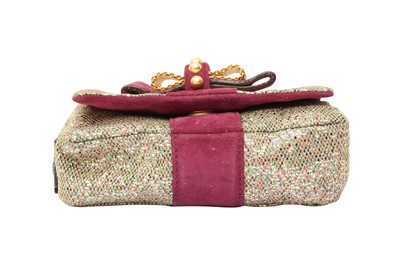 Lot 263 - Christian Louboutin Glitter Sweet Charity Mini Crossbody Bag