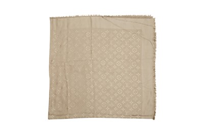 Lot 147 - Louis Vuitton Khaki Classique Monogram Shawl