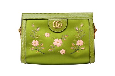 Lot 151 - λ Gucci Green Ophidia Floral GG Crossbody Bag