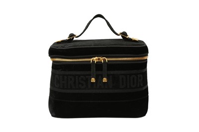 Lot 284 - Christian Dior Black Diortravel Black Vanity Case