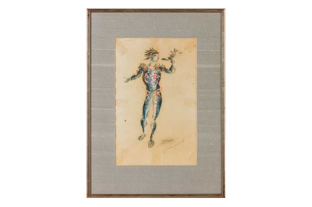 Lot 200 - Oliver Messel, A costume design for La