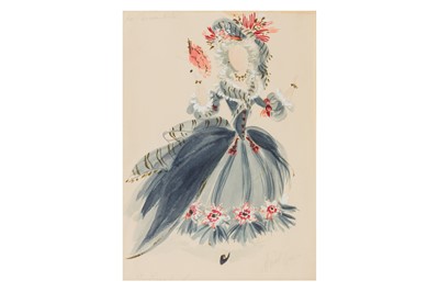 Lot 194 - Carl Toms, costume design for Clorinda, from Rossini's La Cenerentola