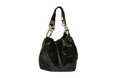 Lot 295 - Jimmy Choo Black Python Shoulder Tote