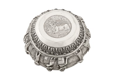 Lot 102 - An early 20th century Anglo – Indian unmarked silver bowl, Lucknow circa 1910-20