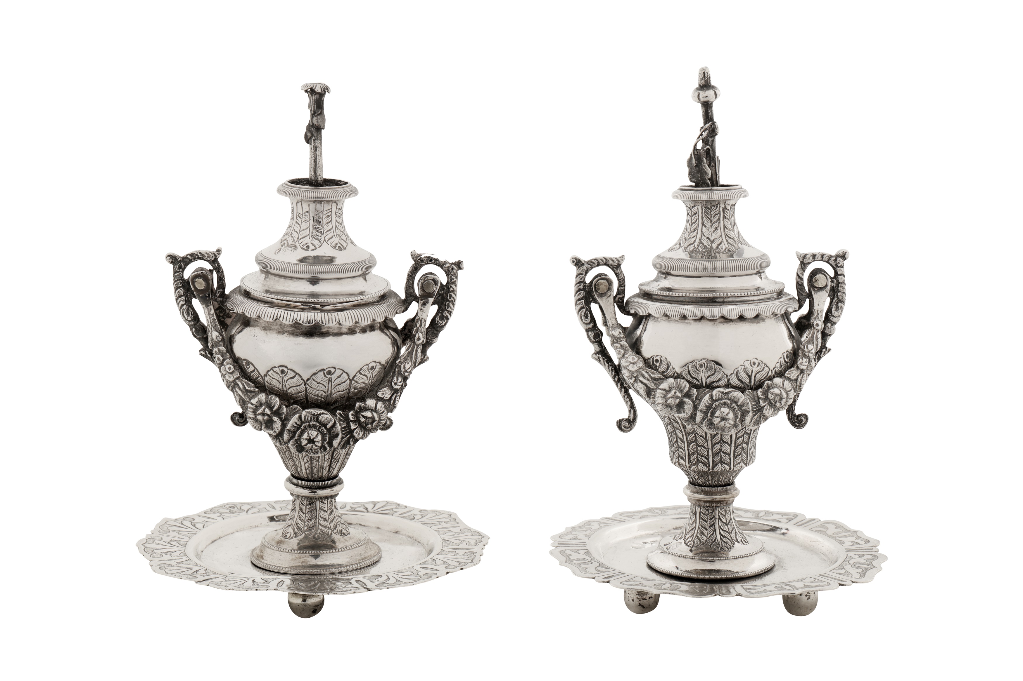 Lot 204 - A pair of mid-19th century Ottoman Turkish