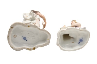 Lot 107 - A GROUP OF FOUR GERMAN PORCELAIN FIGURES, 19TH AND 20TH CENTURY
