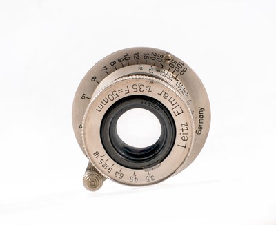 Lot 161 - Leitz 50mm f3.5 L39 Screw Mount Elmar Lens.