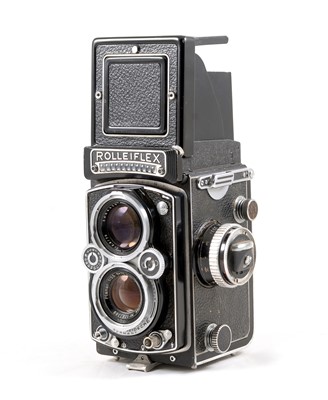 Lot 128 - Metered Rolleiflex f3.5 TLR.