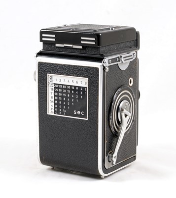 Lot 128 - Metered Rolleiflex f3.5 TLR.