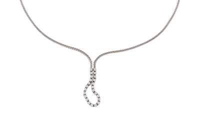 Lot 237 - A DIAMOND NECKLACE