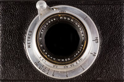 Lot 194 - An Ensign Multex Model O Rangefinder Camera with 53mm f/1.9 Ross Xpres Lens