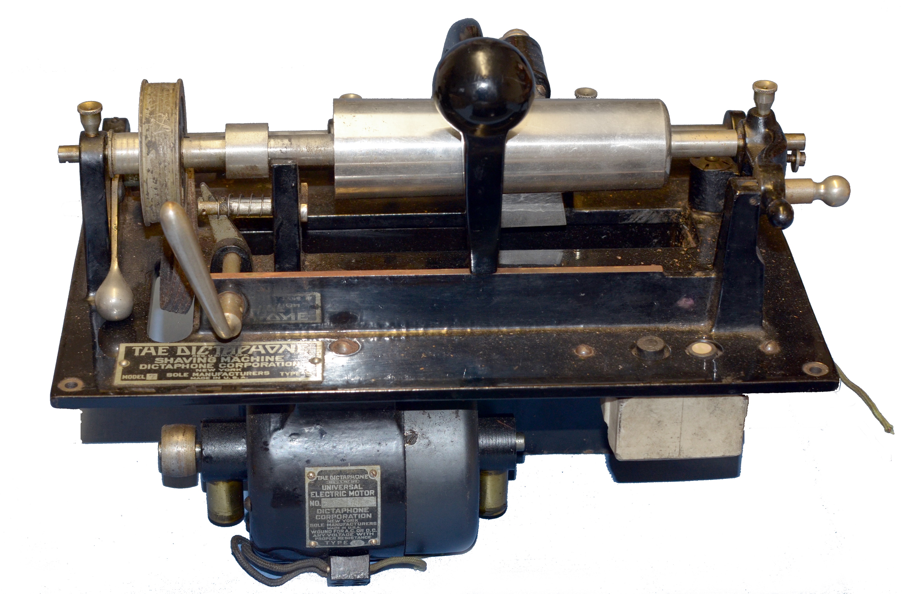 Lot 257 - 1920s Dictaphone & Companion Shaving Machine.