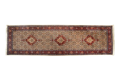 Lot 210 - A FINE NORTH-EAST PERSIAN RUNNER