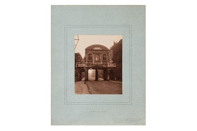 Lot 36 - THE SOCIETY FOR PHOTOGRAPHING RELICS OF OLD LONDON, 1867-1878