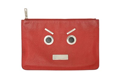 Lot 51 - Fendi Red Faces Flat Pouch