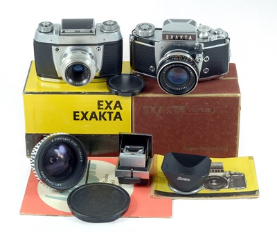 Lot 85 - Exakta Collection inc CZJ Flektogon 25mm Lens.