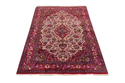 Lot 5 - A FINE KASHAN RUG, CENTRAL PERSIA